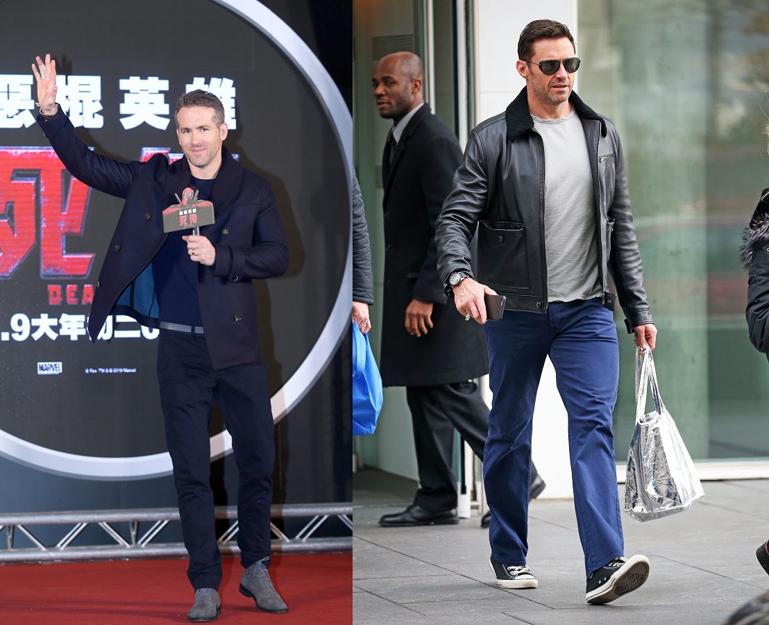 Hugh Jackman e Ryan Reynolds vestem Salvatore Ferragamo, moda masculina, look masculino, menswear, blogger, blog de moda, alex cursino, moda sem censura, style, estilo, youtuber,