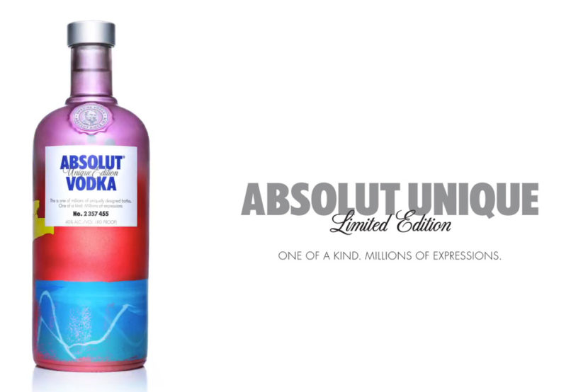 ABSOLUT UNIQUE – 4 milhões de garrafas de Vodka exclusivas