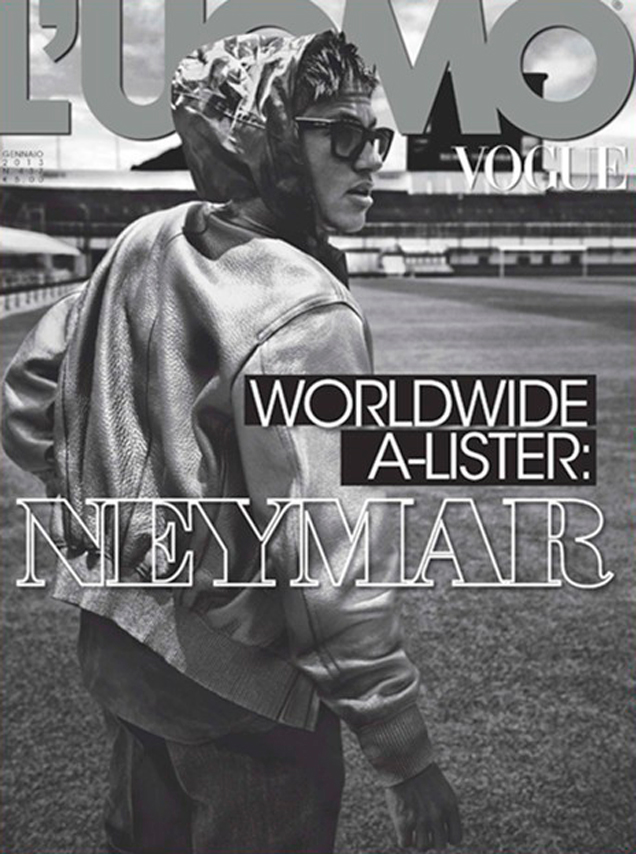 Neymar é destaque na “Vogue” Italiana.