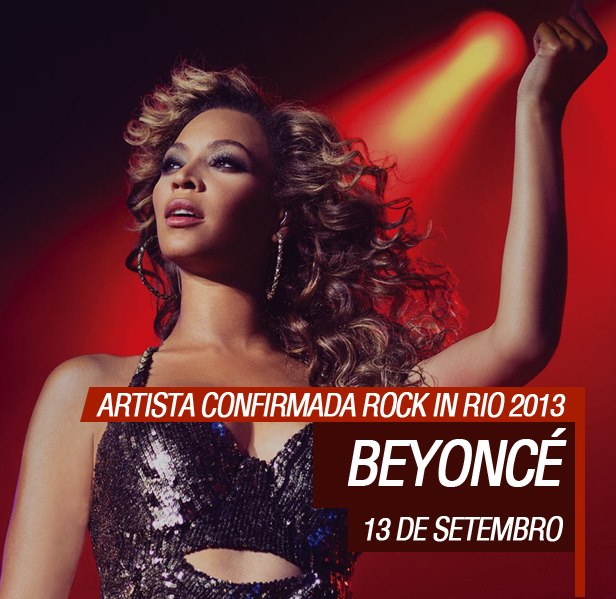Beyoncé é confirmada como atração principal da primeira noite do Rock in Rio 2013