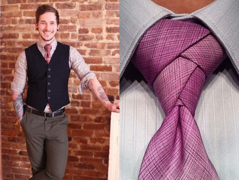 Como fazer nó de gravata diferente