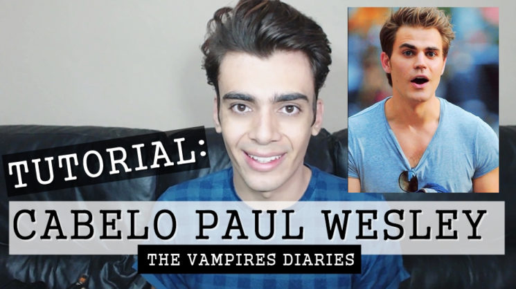 Cabelo de Paul Wesley de Vampires Diaries