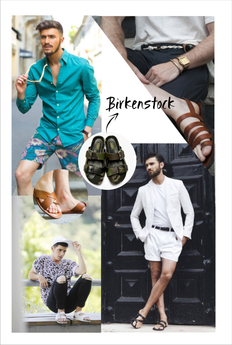Sandálias masculinas para o Verão 2016