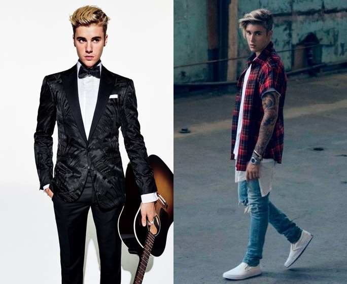 6 looks do Justin Bieber para se inspirar