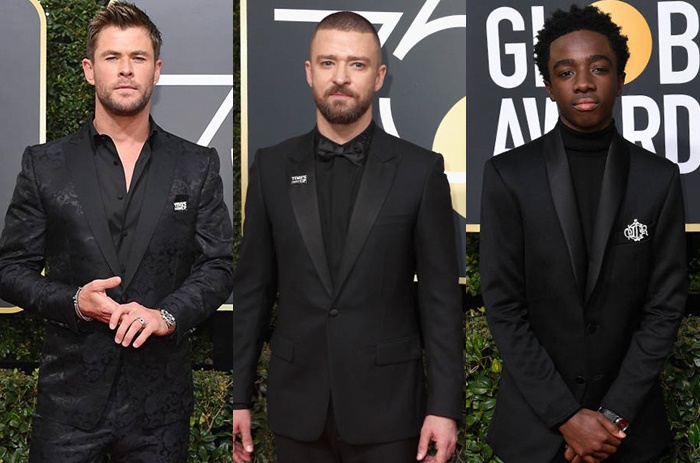 Os looks masculinos do Golden Globe 2018